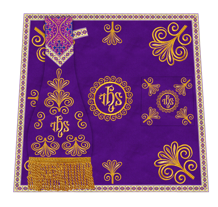 Ornate Embroidery Mass set with Motif