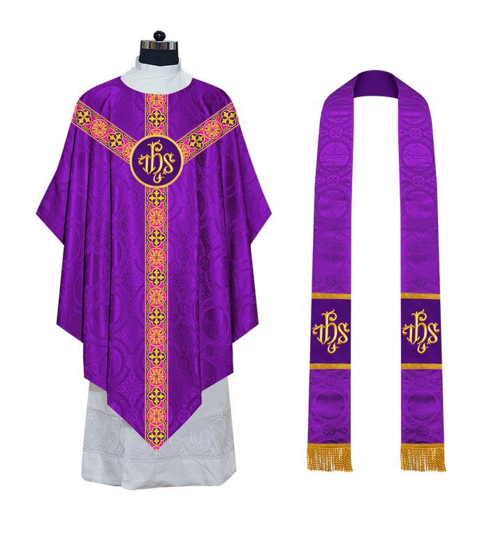 Pugin Style Chasuble Designed with Different Orphrey