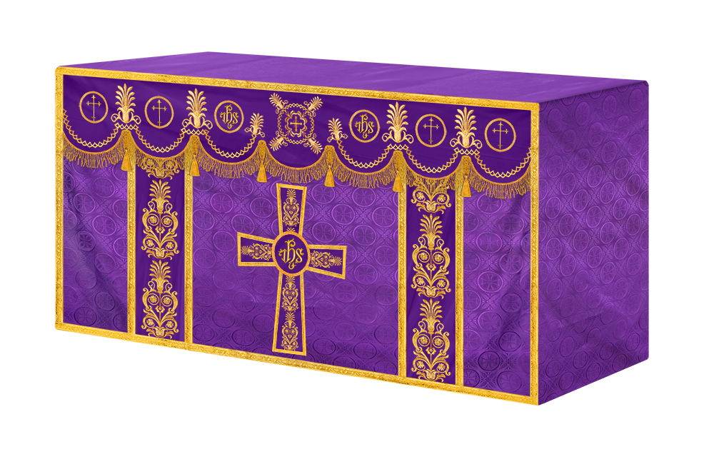 Ornate Embroidered Liturgical Altar Cloth