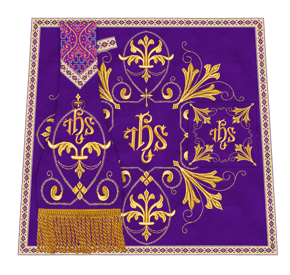 Spiritual Embroidery Mass Set Vestment