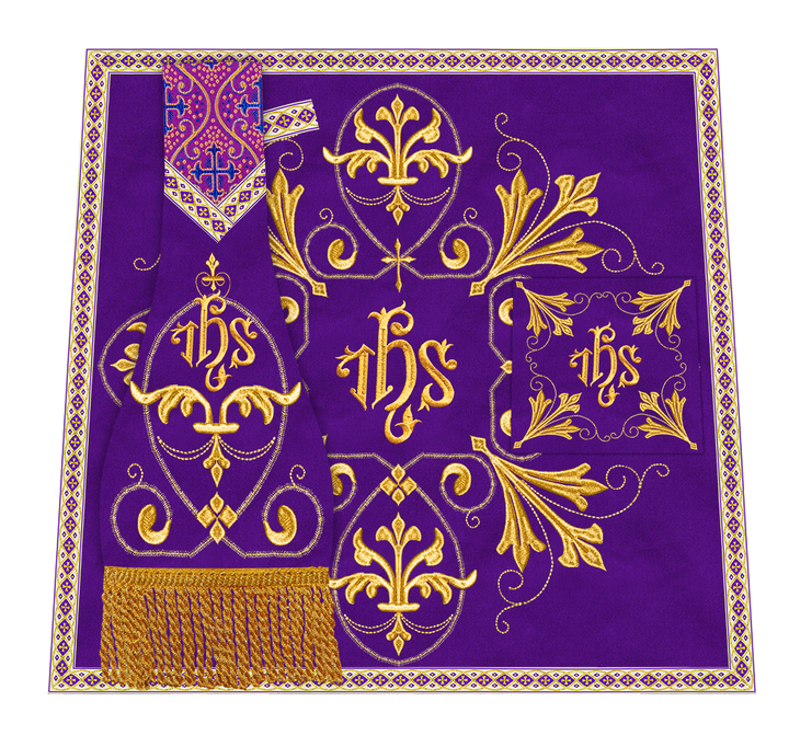 Spiritual Embroidery Mass Set Vestment