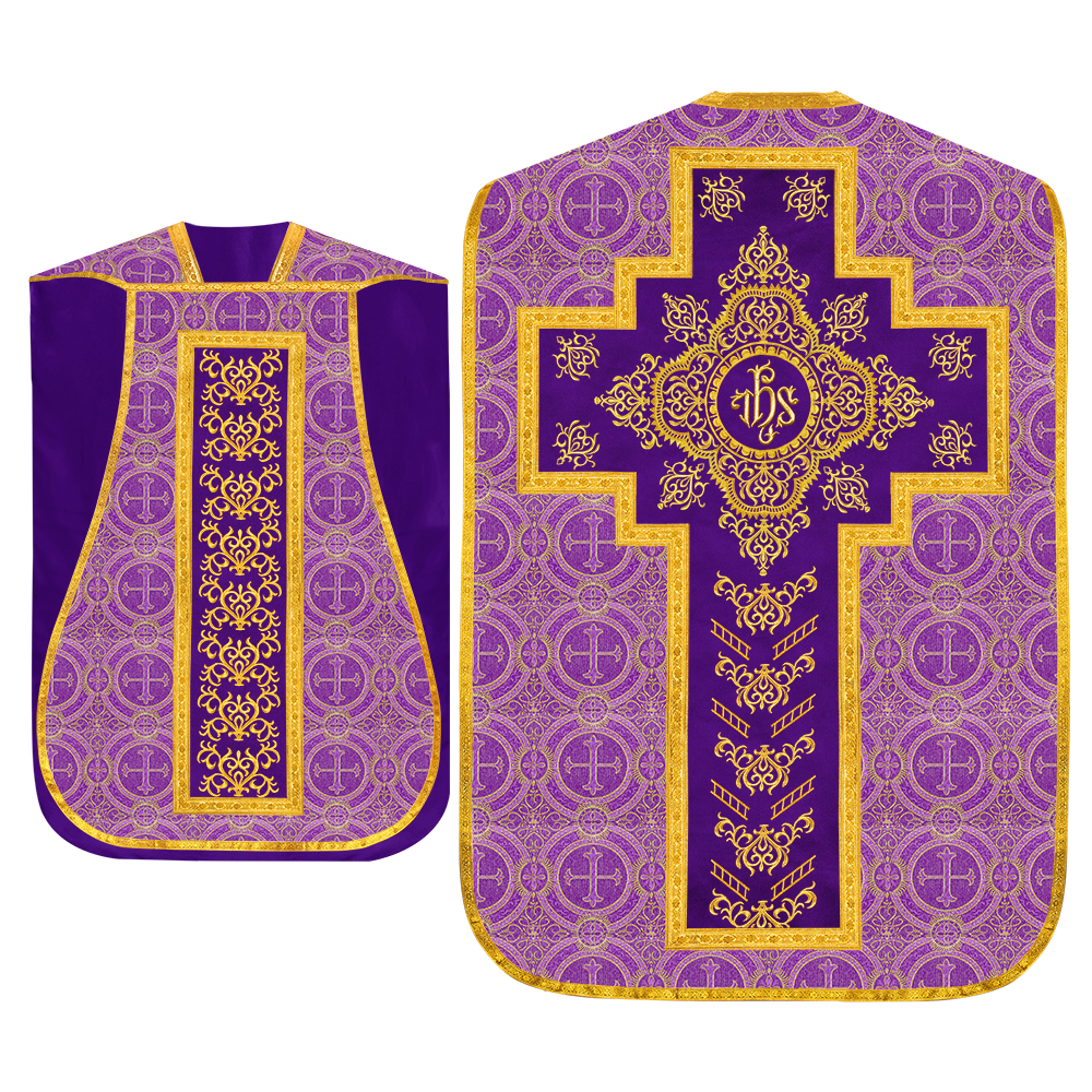 Fiddleback Vestment with Adorned Orphrey