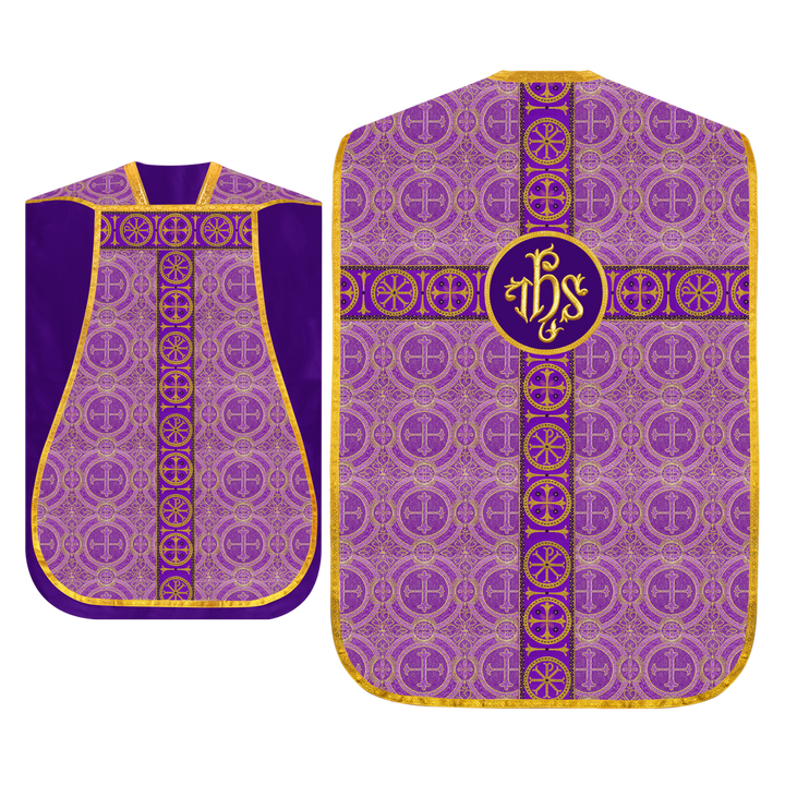 Roman Chasuble with Adorned Orphrey