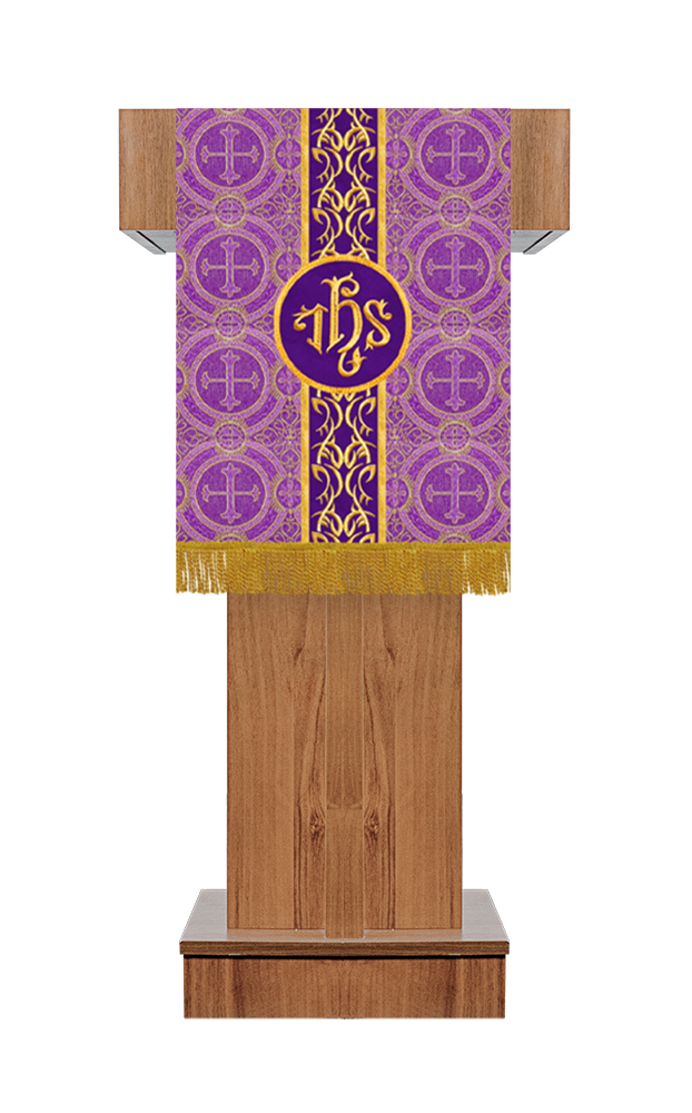 Pulpit/Lectern with Braided Orphrey