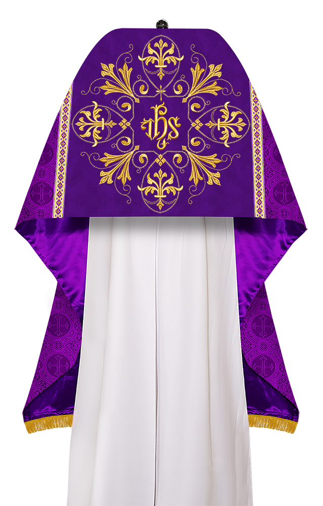 Humeral Veil Vestment with Adorned Liturgical Motif