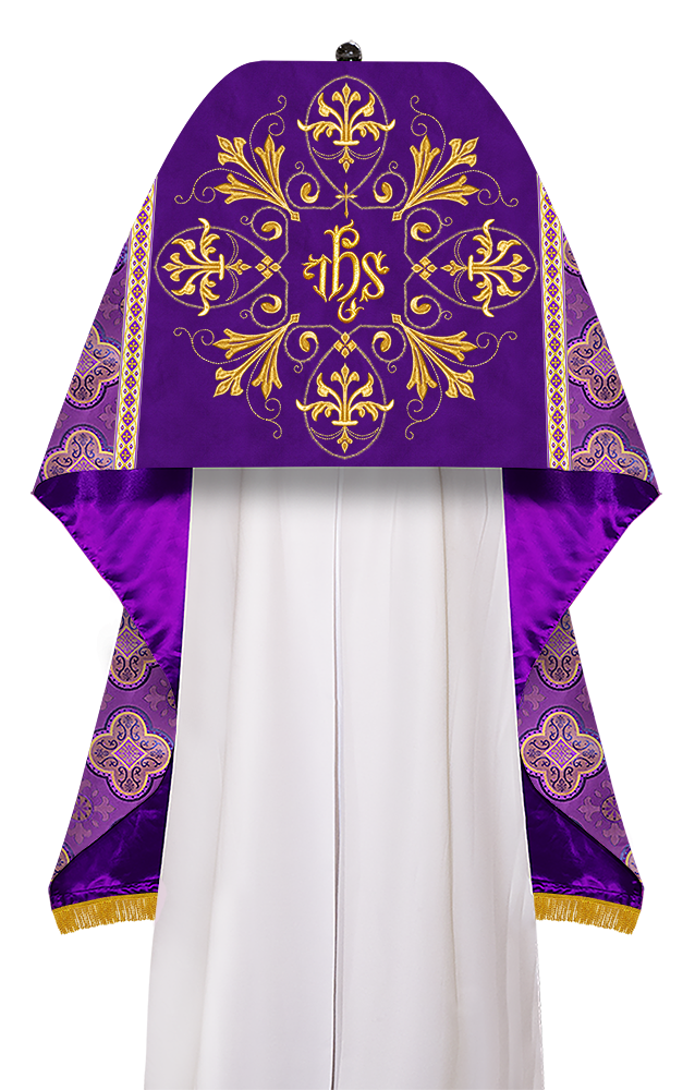 Humeral Veil Vestment with Adorned Liturgical Motif