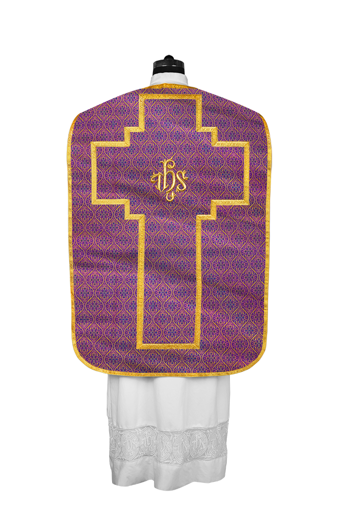 Roman Chasuble with adorned motif