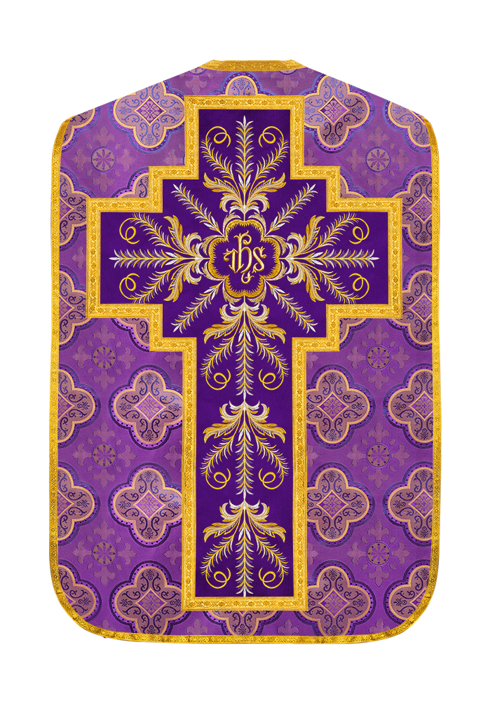 Roman Chasuble with liturgical motifs