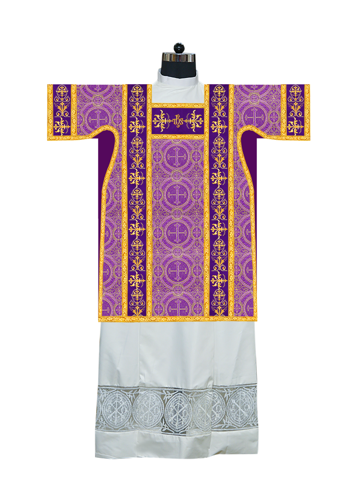 Tunicle Vestment with Adorned Orphrey