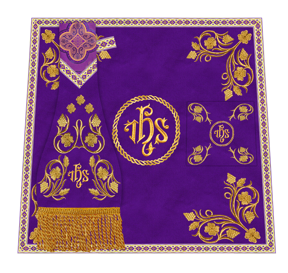 Grapes Embroidery Mass set with Motif