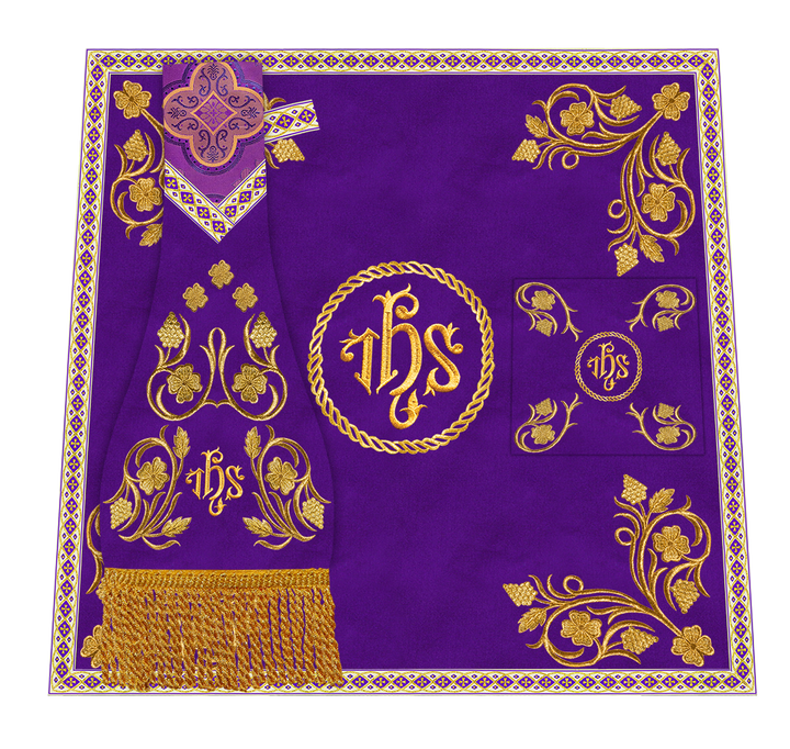 Grapes Embroidery Mass set with Motif