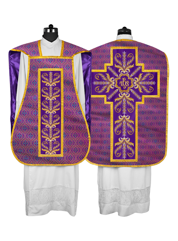 Roman Chasuble with liturgical motifs