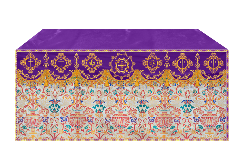 Embroidered Tapestry Altar Cloth