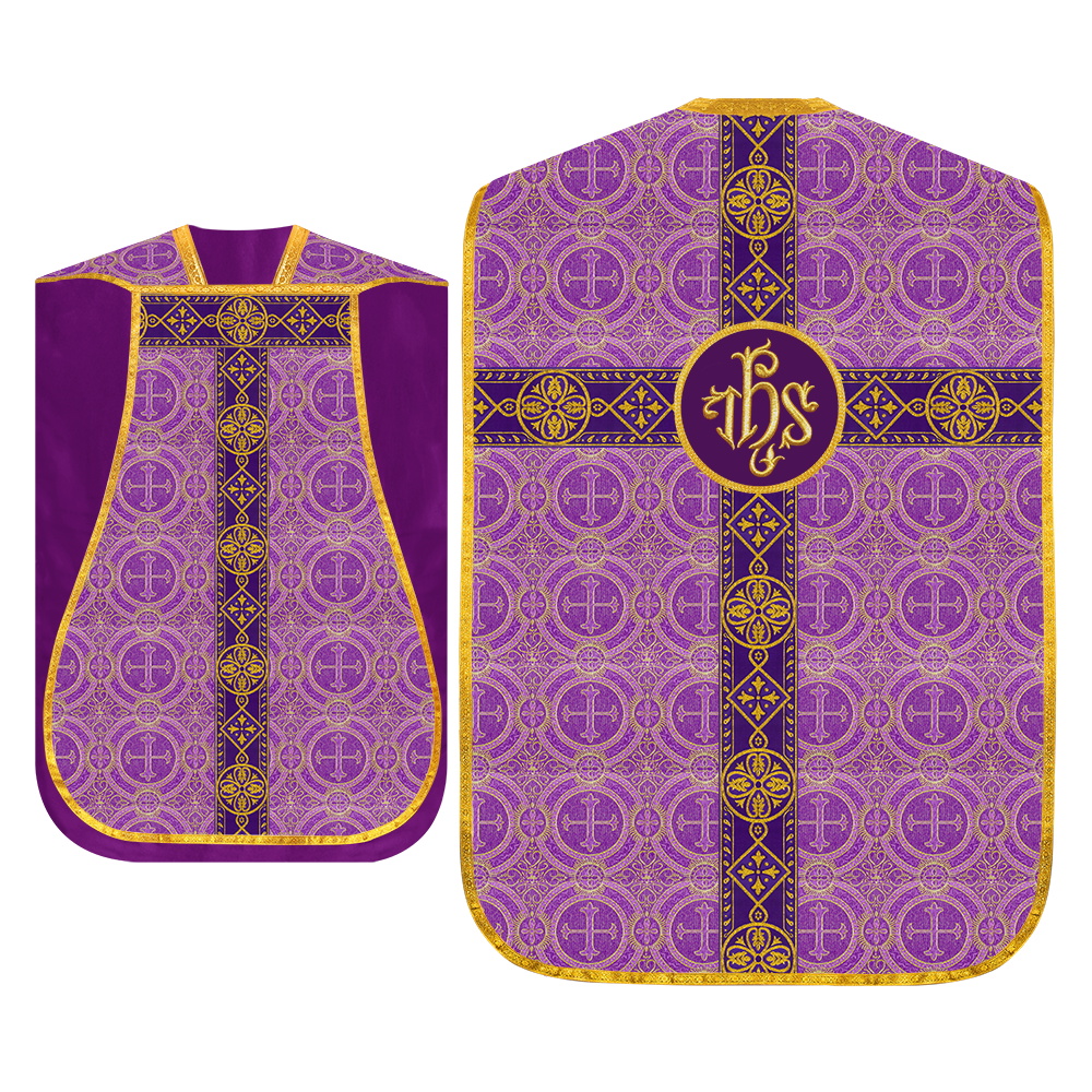 Embroidered Roman Chasuble Vestment