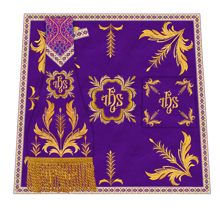 Borromean Chasuble Vestment With Liturgical Trims