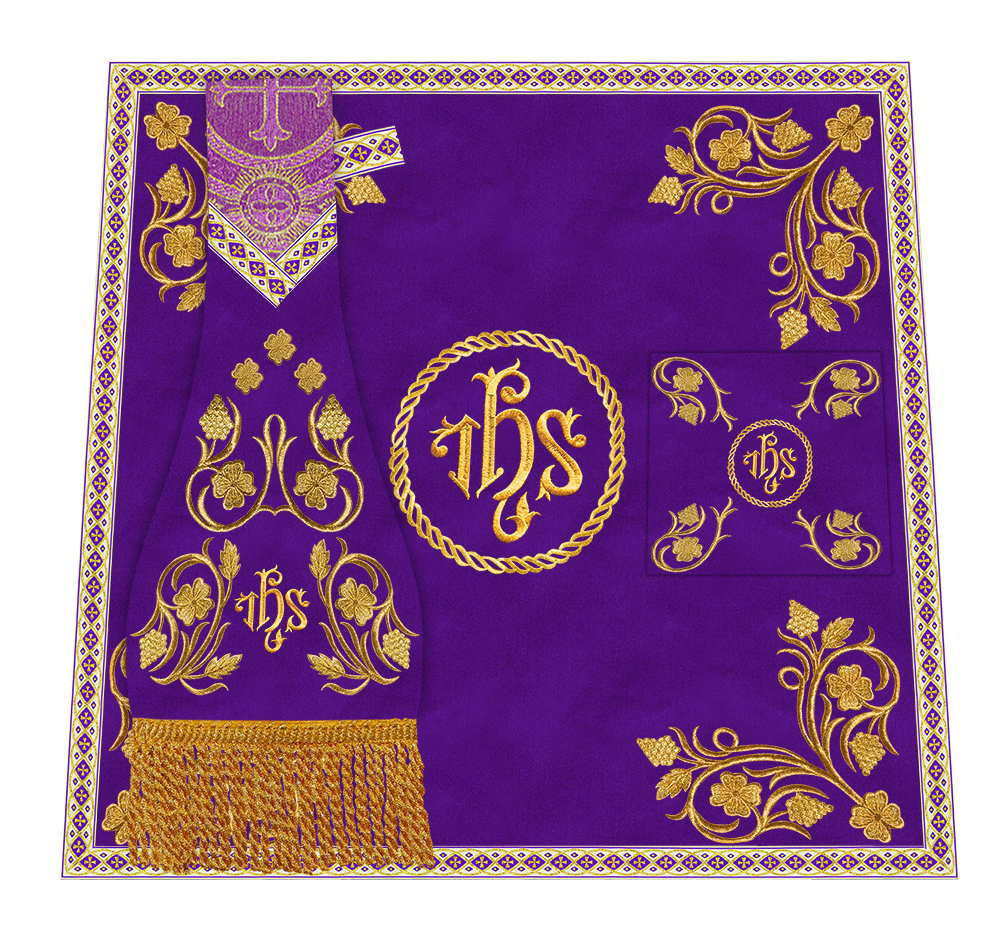 Grapes Embroidery Mass set with Motif