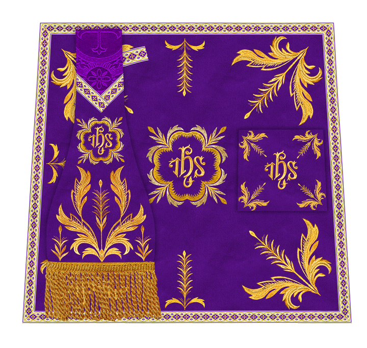 Borromean Chasuble Vestment With Liturgical Trims