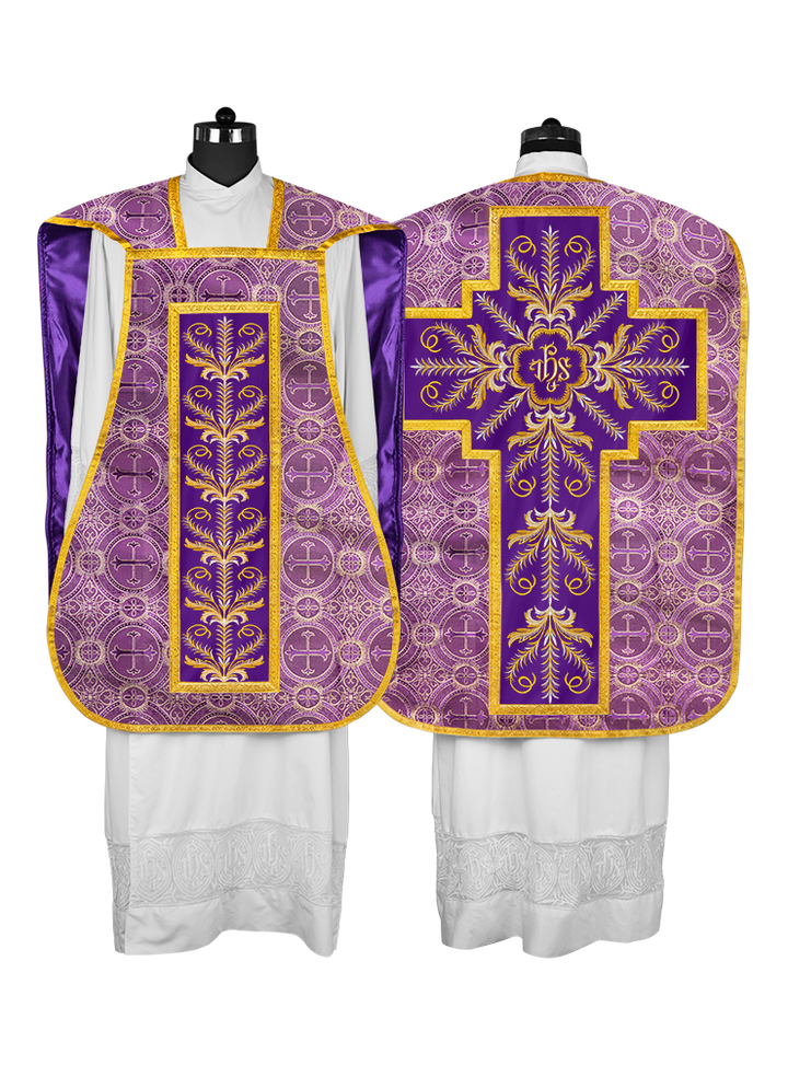 Roman Chasuble with liturgical motifs