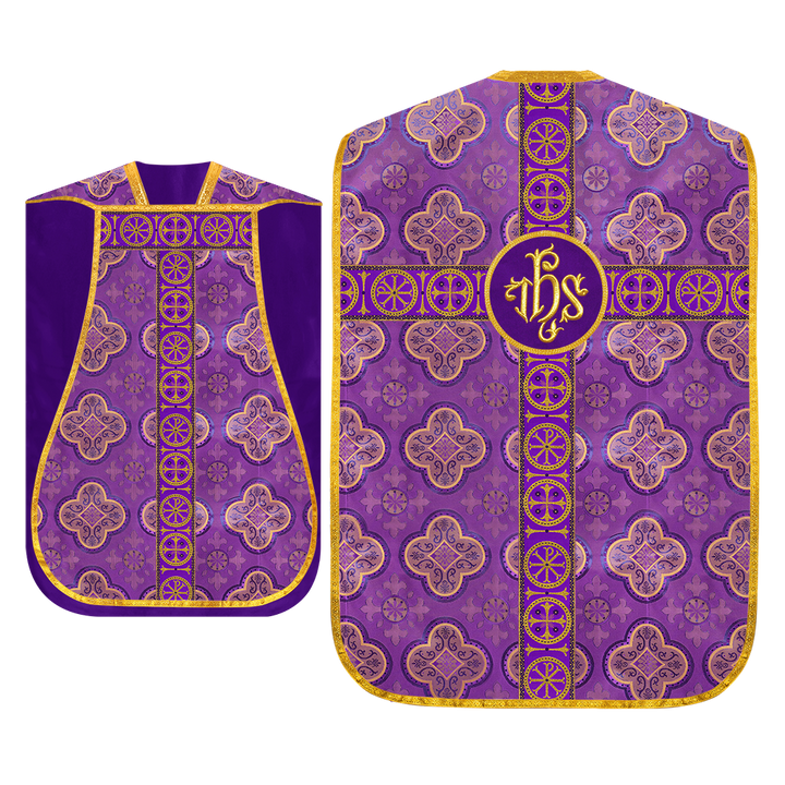 Roman Chasuble with Adorned Orphrey