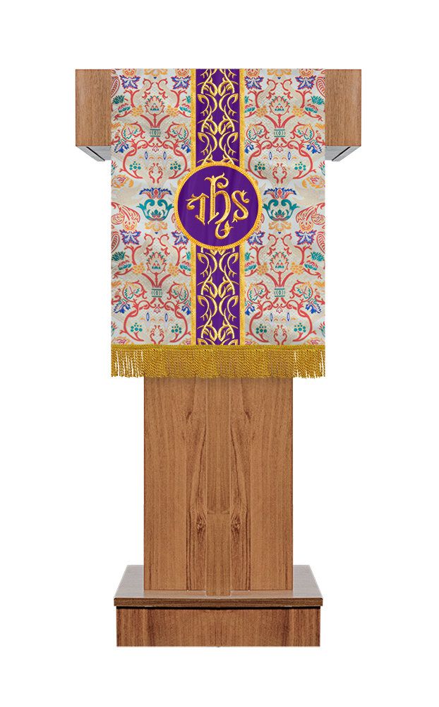 Embroidered Pulpit/Lectern with Tapestry