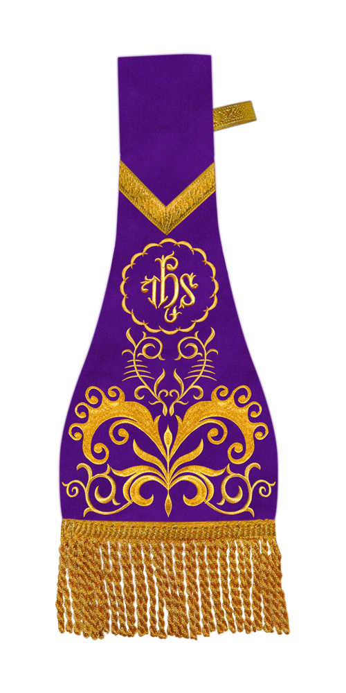 Roman chasuble with adorned embroidery