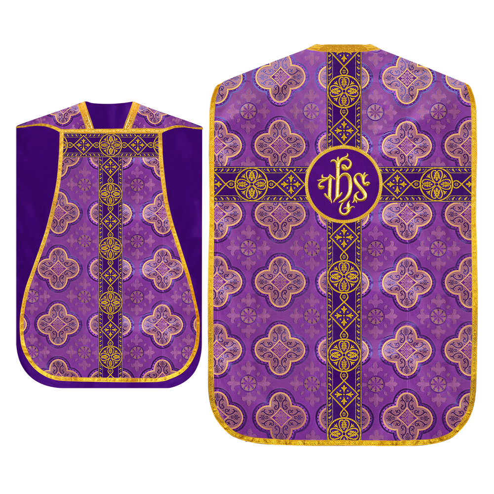 Embroidered Roman Chasuble Vestment