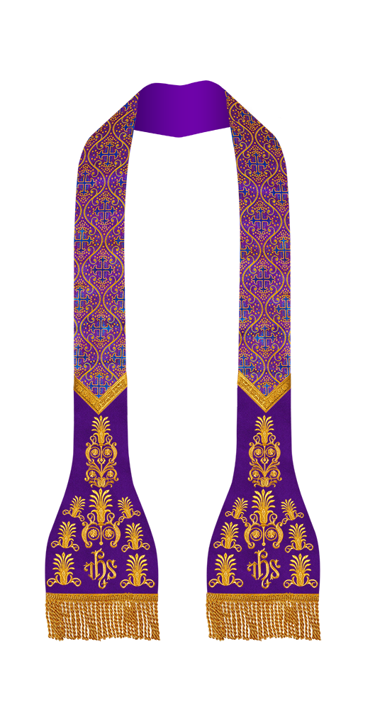 Roman Stole with embroidered motif