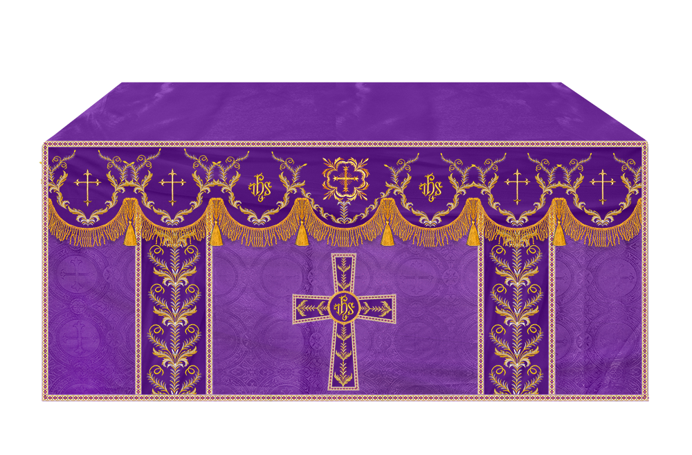 Church Altar Parament with Trims