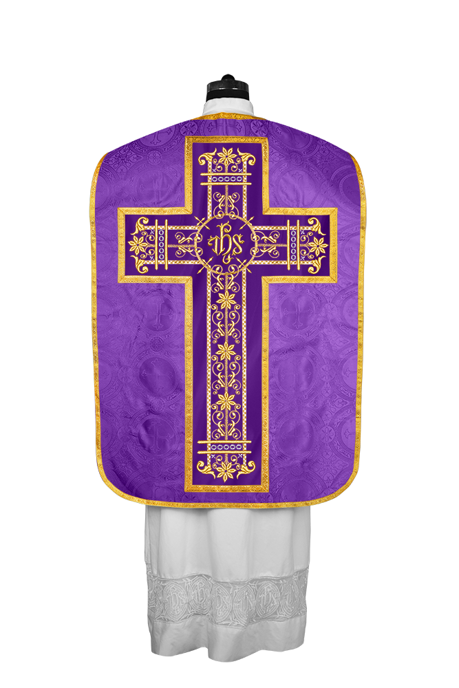 Vestimentas católicas con espalda de violín 