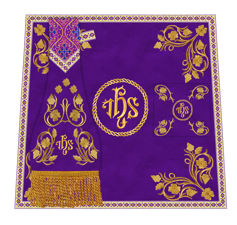 Grapes Embroidery Mass set with Motif