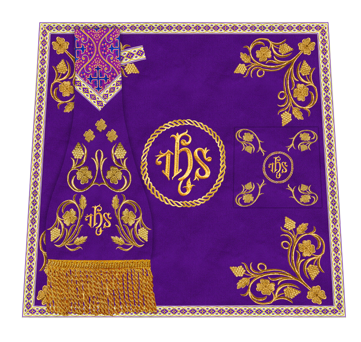 Grapes Embroidery Mass set with Motif