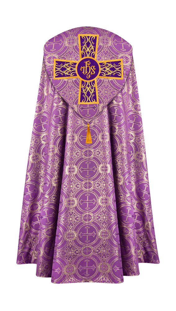 Gothic Cope Vestments With Liturgical Embroidery and Trims