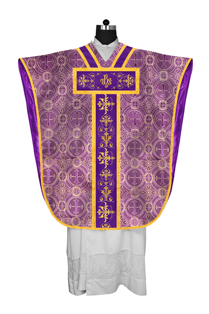 St Philip Neri Chasuble with Embroidered Lace