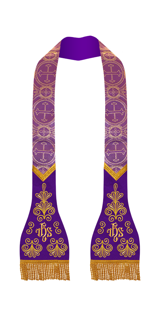 Roman Stole with Liturgical motif