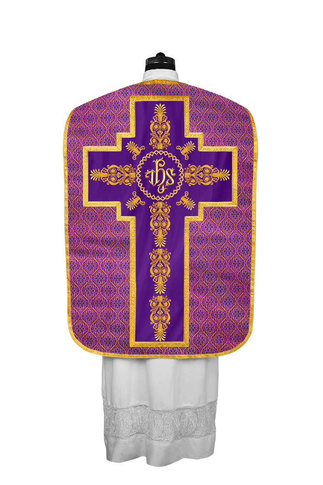 FIDDLEBACK WITH EMBROIDERED ORPHERY