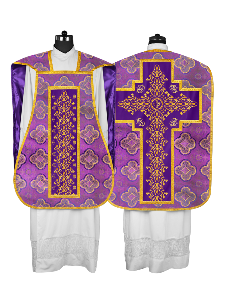 Fiddleback vestment with stole