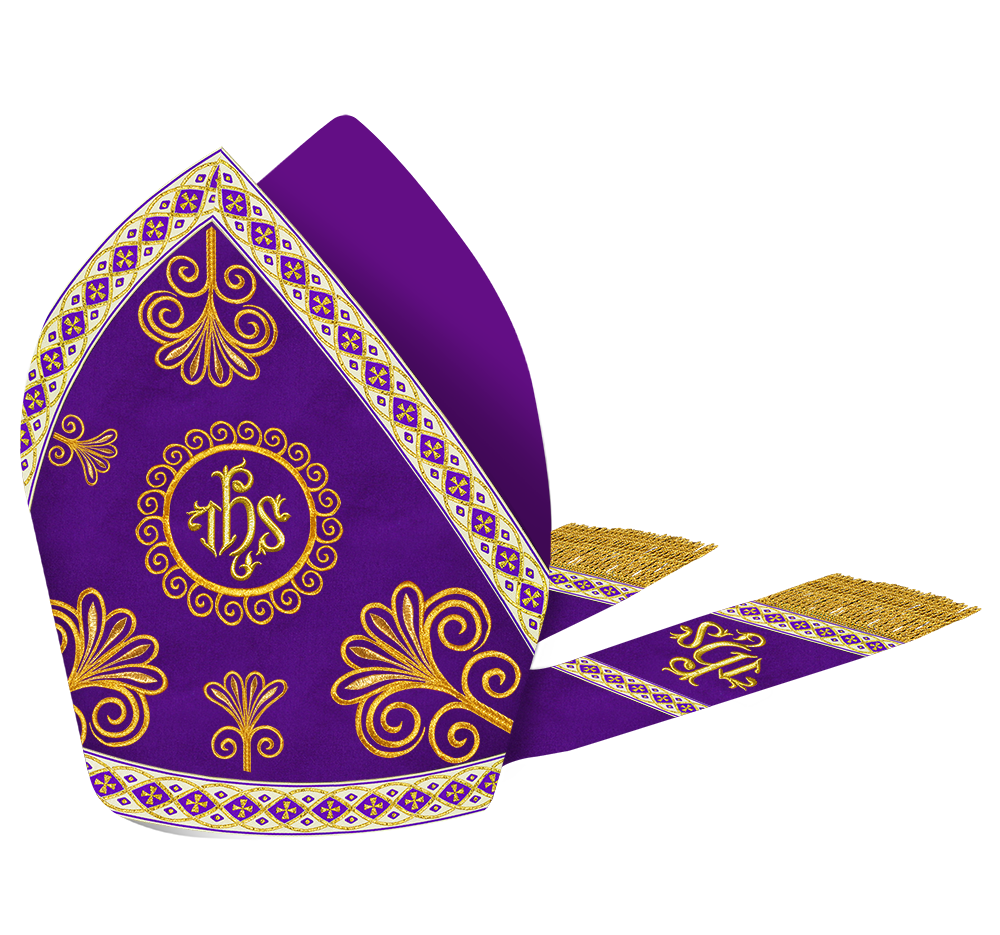 Liturgical Roman Mitre Vestment and Trims