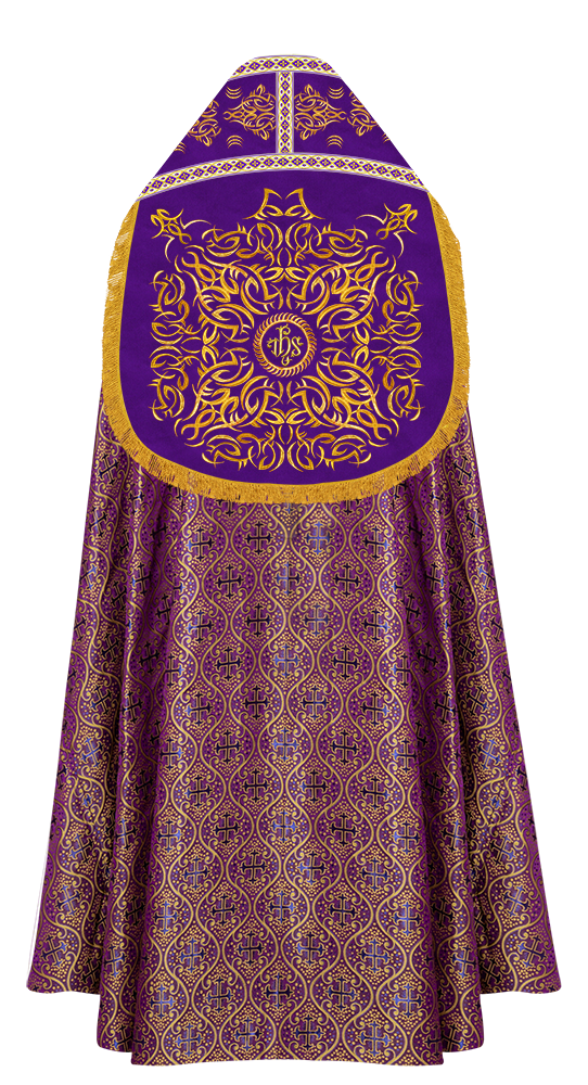 Traditional Embroidered Roman Cope Vestment