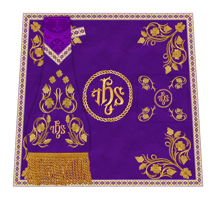 Grapes Embroidery Mass set with Motif