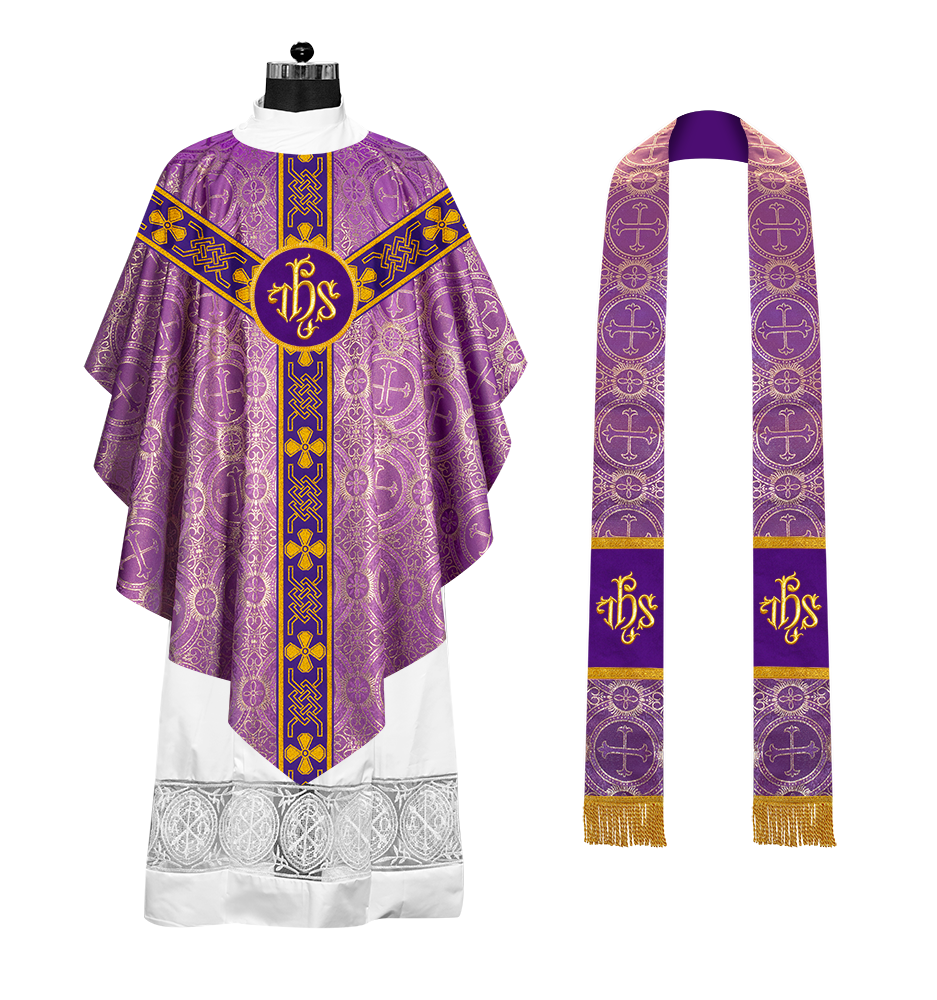 Pugin Chasuble with Designer orphrey