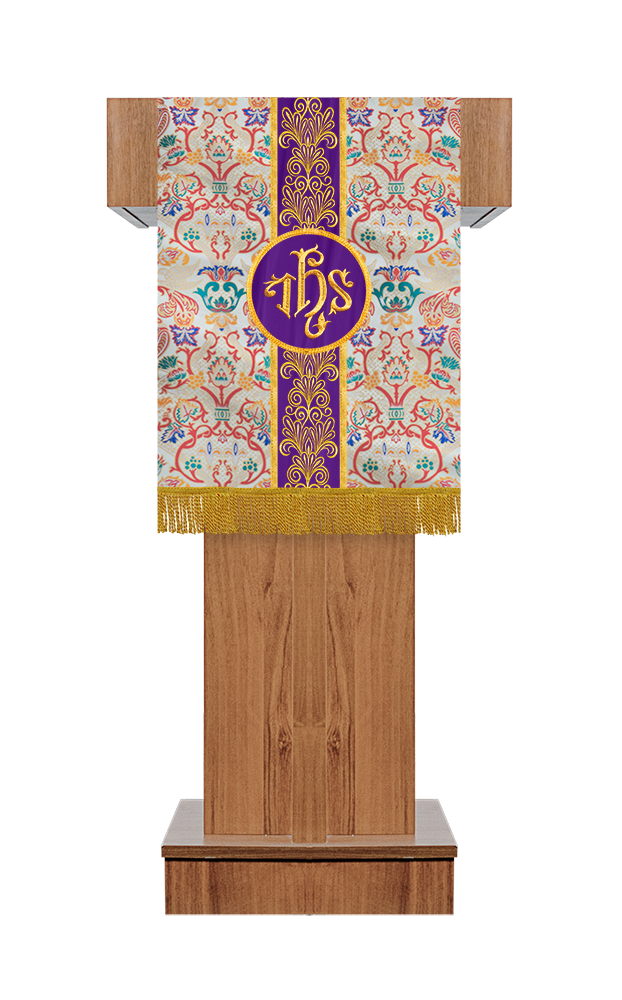 Tapestry Pulpit/Lectern with Spiritual Motif