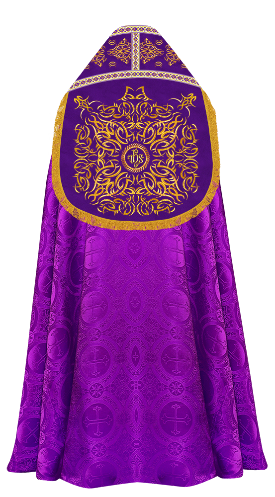 Traditional Embroidered Roman Cope Vestment