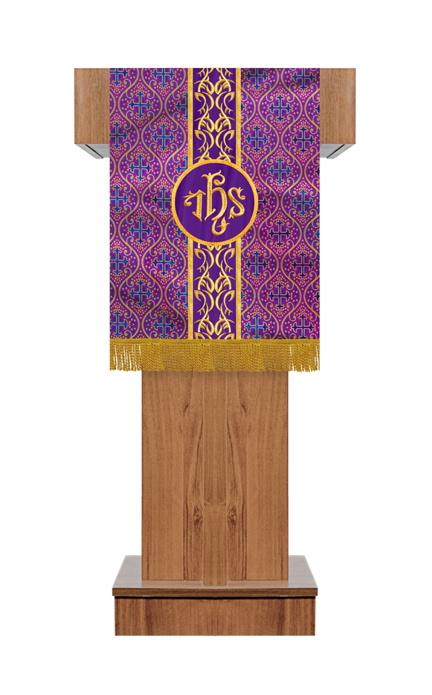 Pulpit/Lectern with Braided Orphrey