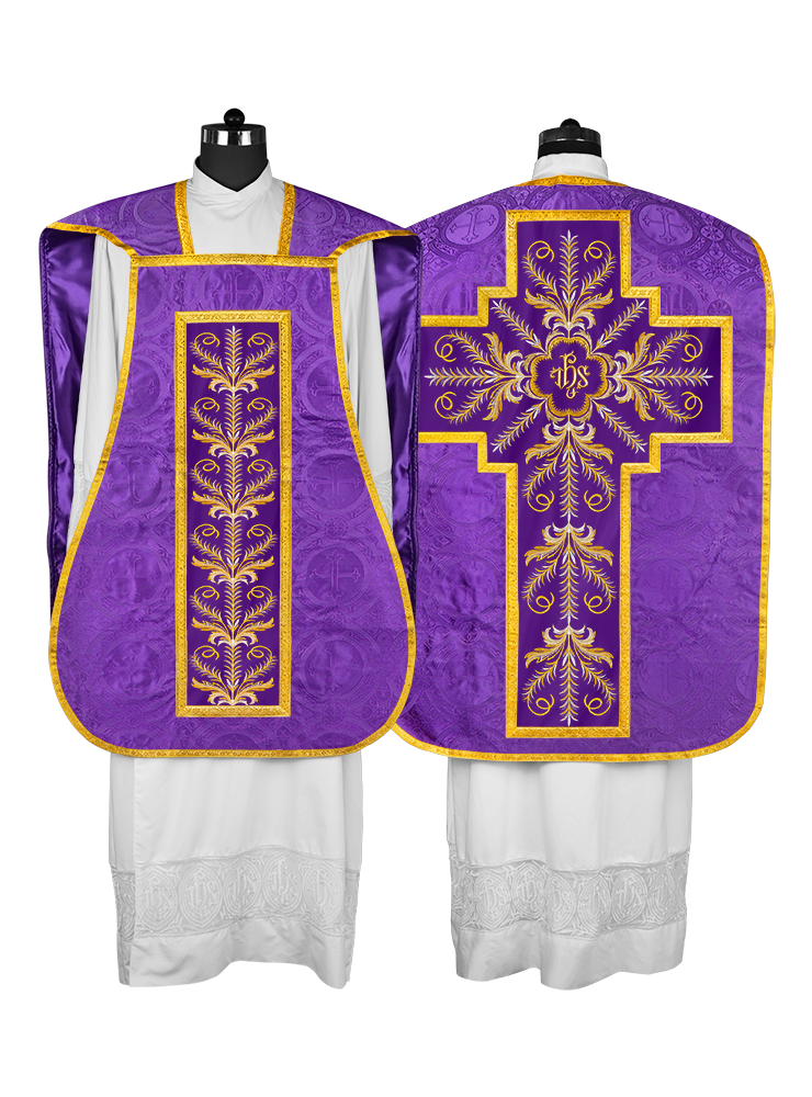 Roman Chasuble with liturgical motifs