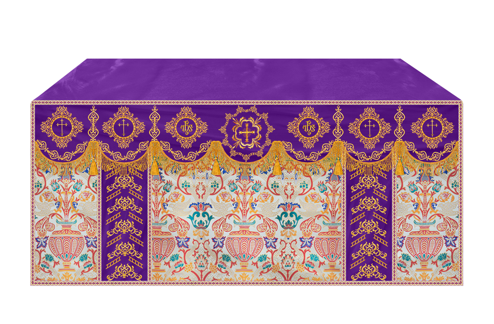 Embroidered Tapestry Altar Cloth