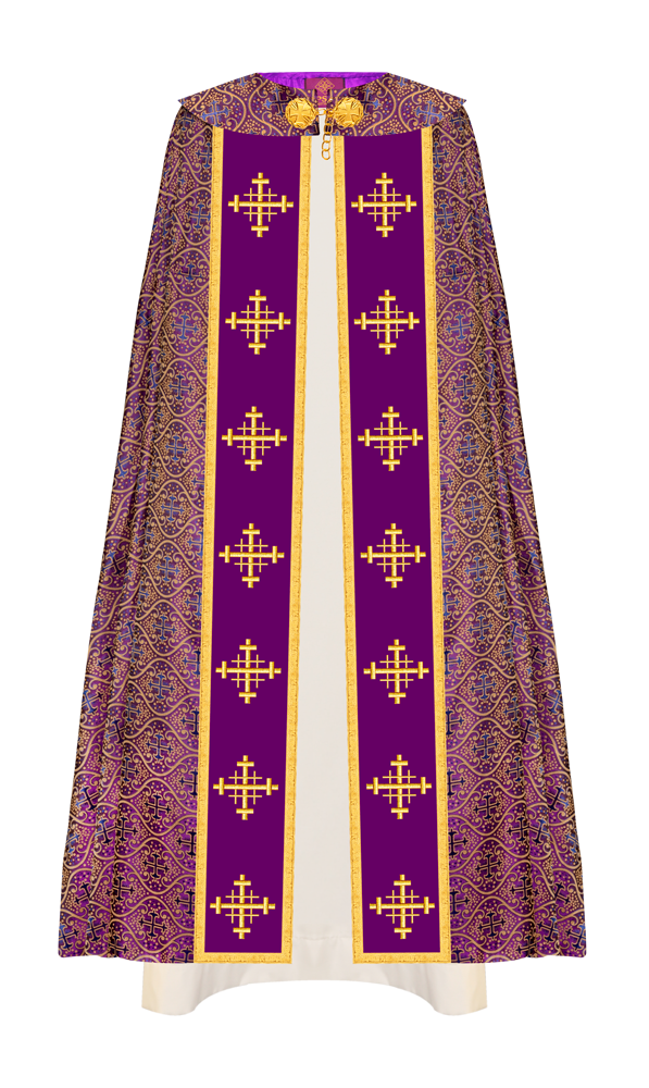 Gothic Cope with embroidered cross