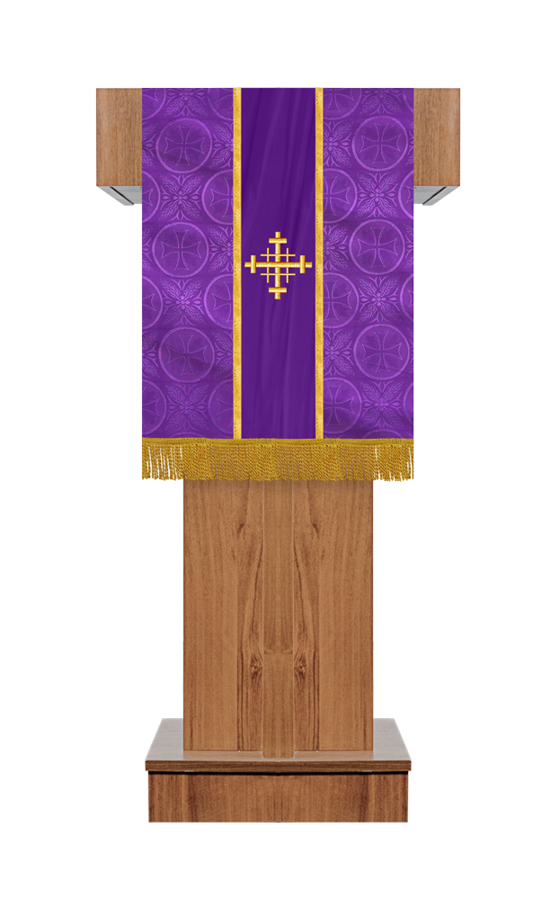 Traditional Pulpit cloth with Embroidered motif