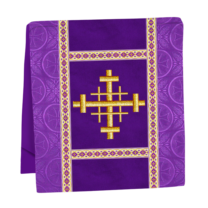 Traditional Altar Mass Set with  Embroidered Motifs