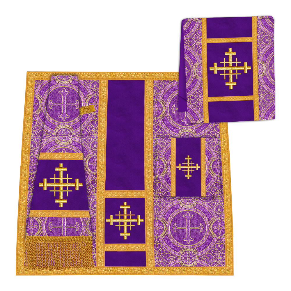 Gothic Cope with embroidered cross