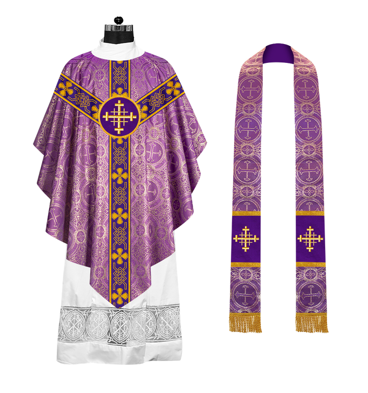 Pugin Chasuble with Designer orphrey